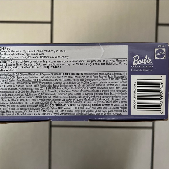 Cher collectors edition Barbie doll - Picture 3 of 3